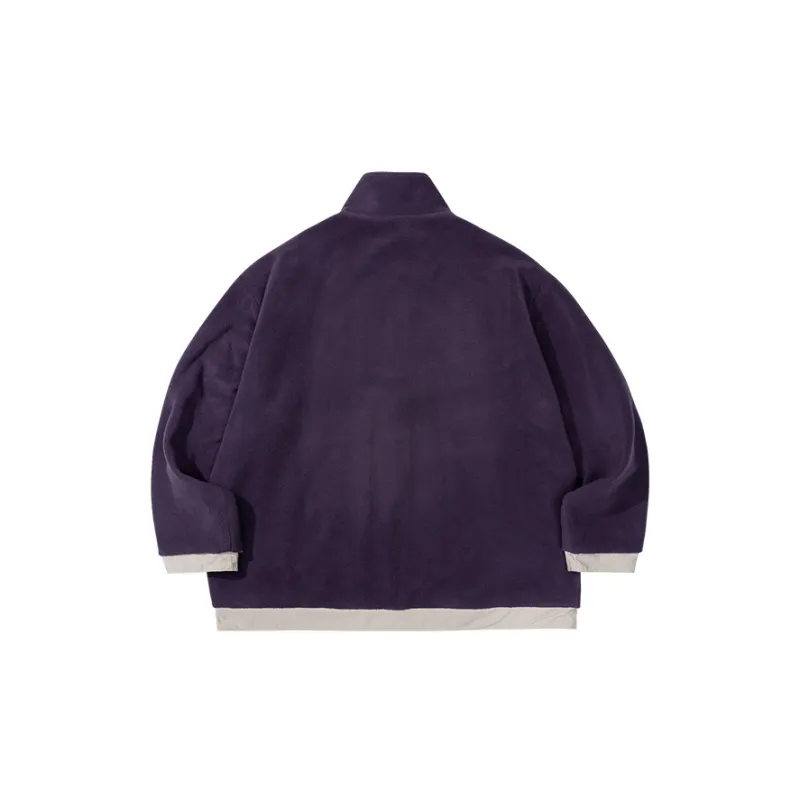 LR MADE Loose Fit Thickened And Fleece Lined Reversible Jacket Unisex-3