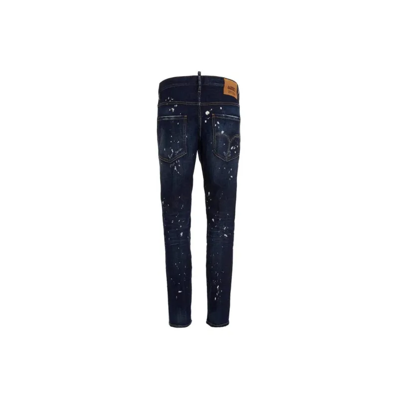 DSQUARED 2 Paint Splatter Distressed Jeans-1