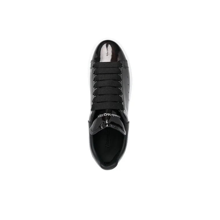 Alexander McQueen Stylish Skateboarding Shoes Women's Black-3