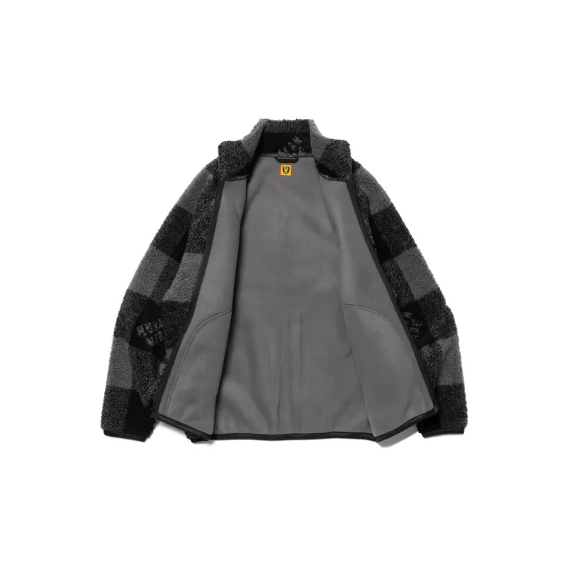 HUMAN MADE Check Boa Fleece Jacket-2