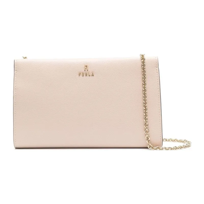 Furla Calfskin Clutches Crossbody Bag Shoulder Bag Women's Pink-0