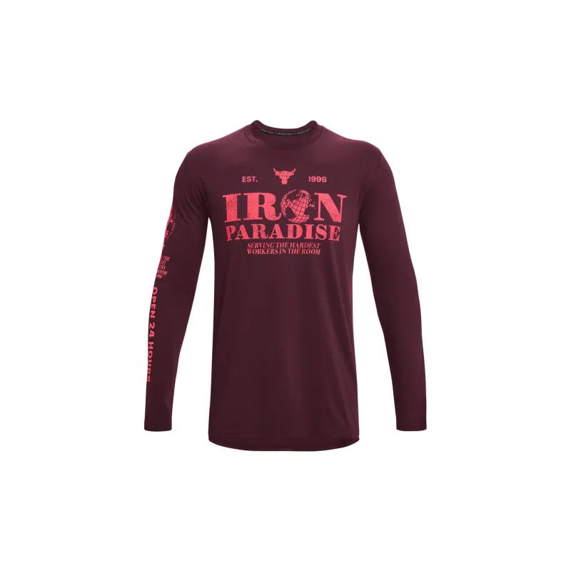 Under Armour FW22 T Shirt Men's Burgundy-0