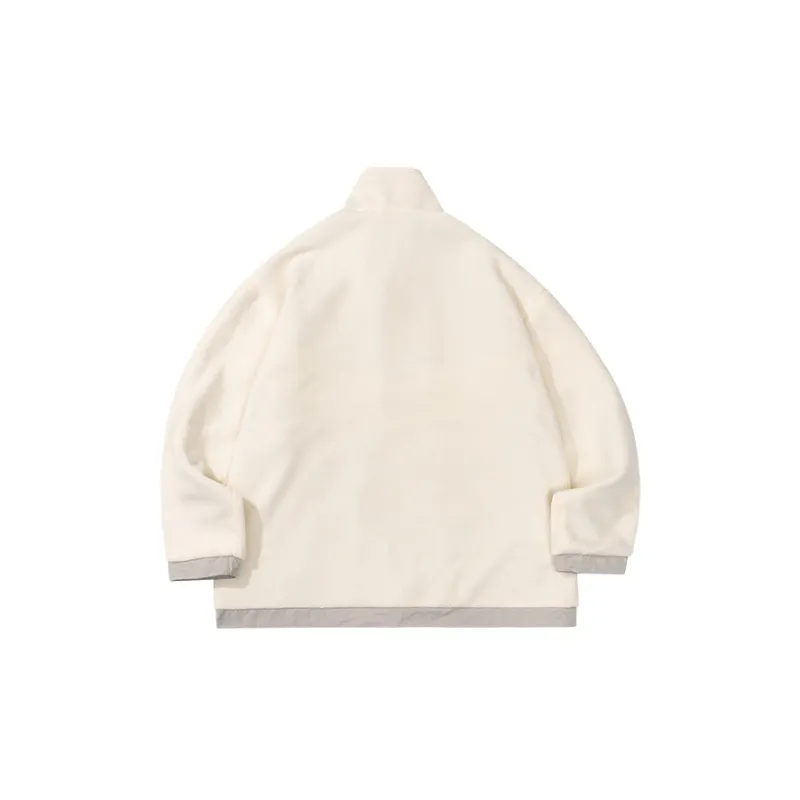 LR MADE Loose Fit Thickened And Fleece Lined Reversible Jacket Unisex-7