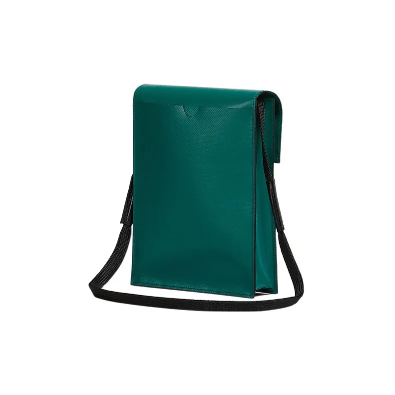 MARNI Tribeca Polyester Crossbody Bag, Shoulder Bag Men's Green/Black-2
