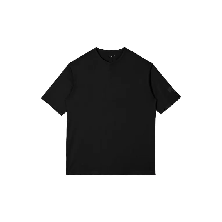 Y 3 Round neck Cotton T shirt-0
