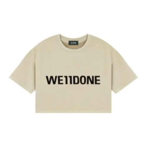 WE11DONE Crop Tops Women's Beige