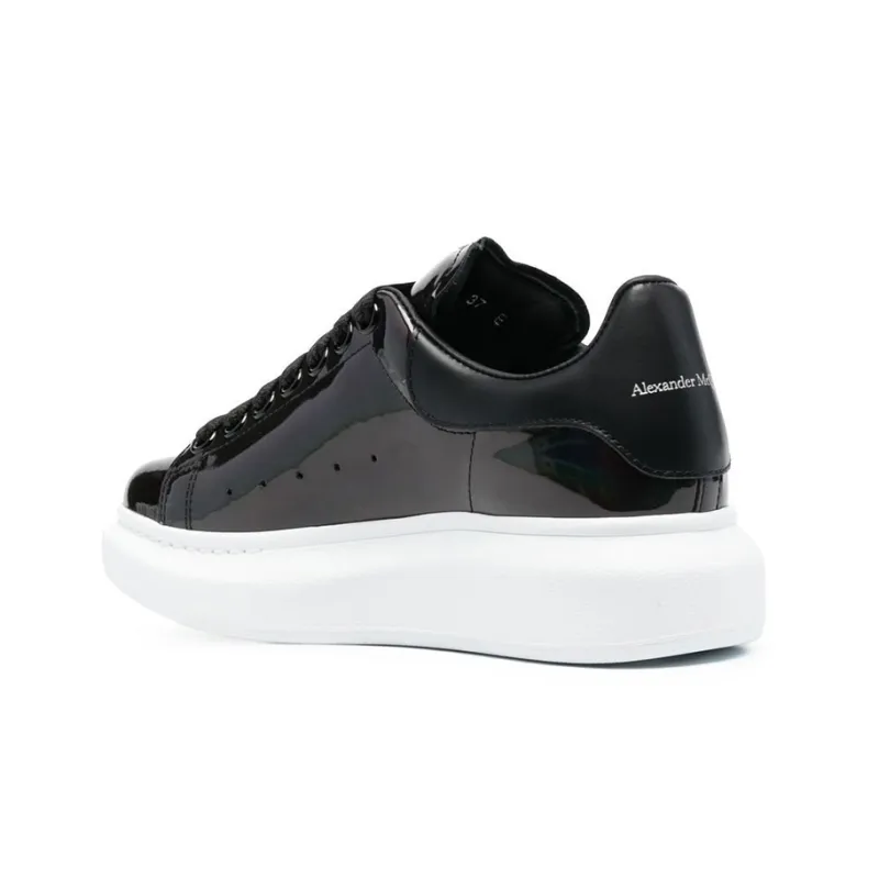 Alexander McQueen Stylish Skateboarding Shoes Women's Black-4