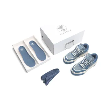 Jifffly Air Cushion Collection Skateboard Shoes Unisex Blue