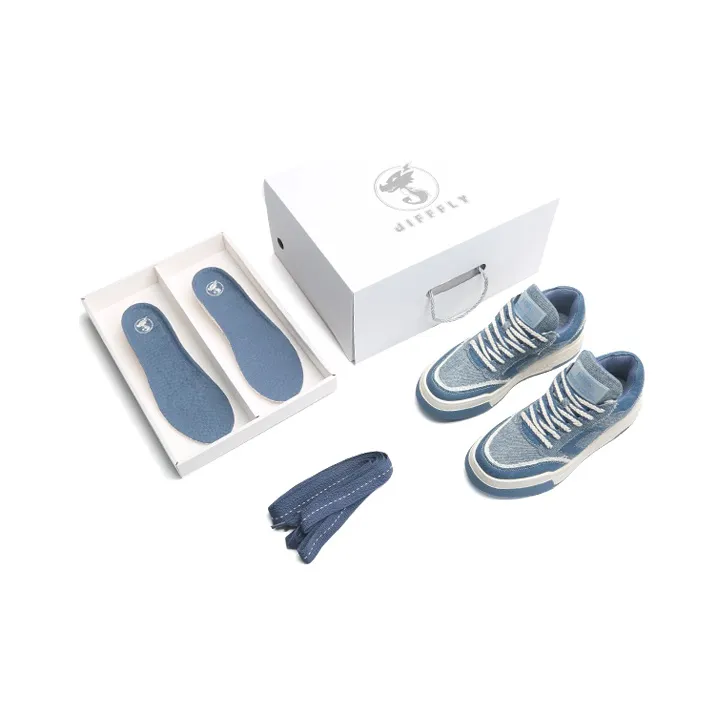 Jifffly Air Cushion Collection Skateboard Shoes Unisex Blue-0