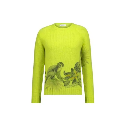 Valentino Cashmere Sweaters Men Green