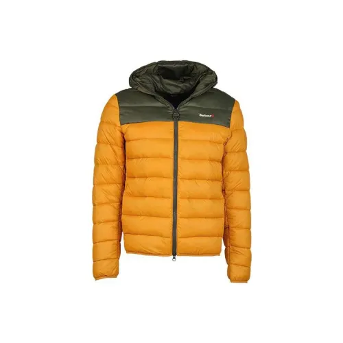 BARBOUR Puffer Jackets Men Orange