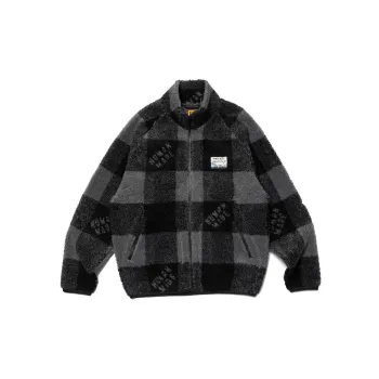 HUMAN MADE Check Boa Fleece Jacket