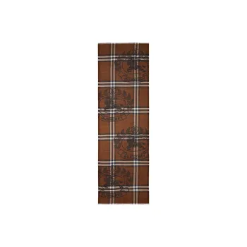 Burberry Silk Scarves Women's Brown