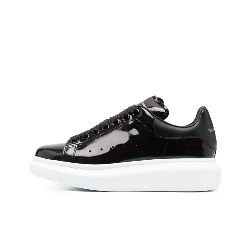 Alexander McQueen Stylish Skateboarding Shoes Women's Black-0