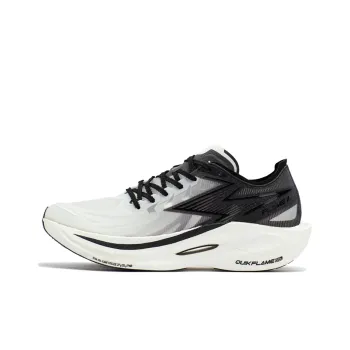 361° Feiran 2 Cushioned Anti Slip And Wear Resistant Lightweight Low Top Running Shoes Men's White Black
