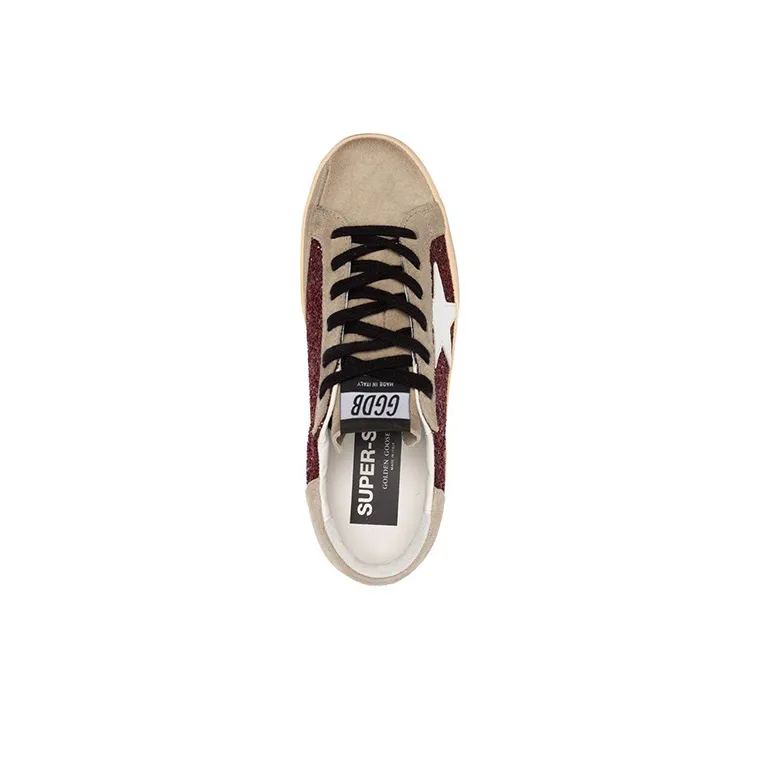 Golden Goose Stylish Skateboarding Shoes Women's Russet Vintage Version-3