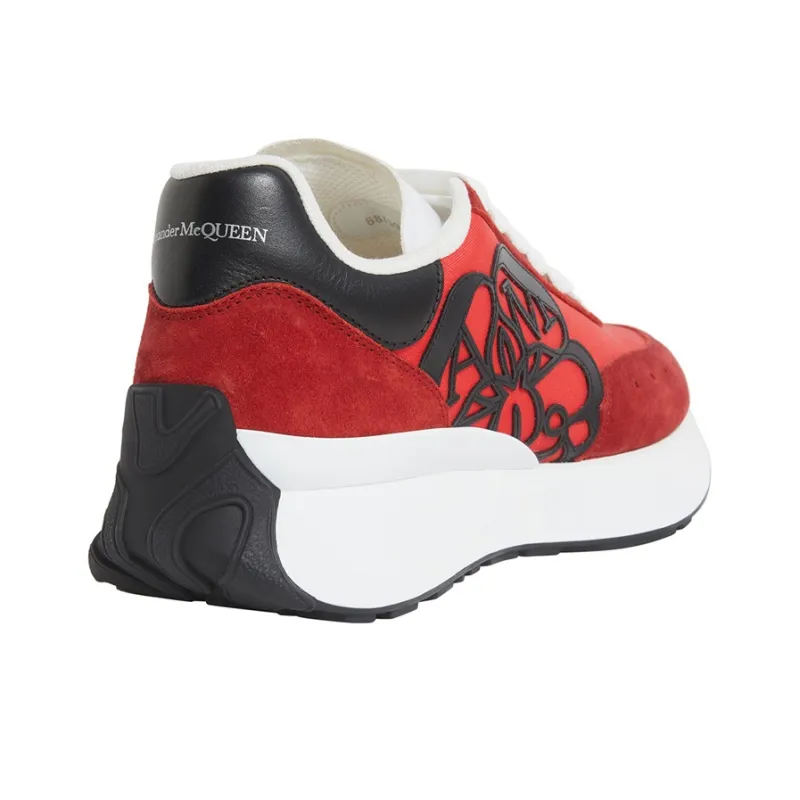 Alexander McQueen Sprint Runner 'Red Black' Women's-4