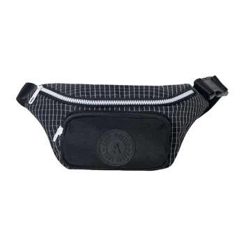 Anta Life Collection Fabric Shoulder Bag, Crossbody Bag, Sling Bag Regular Unisex Black