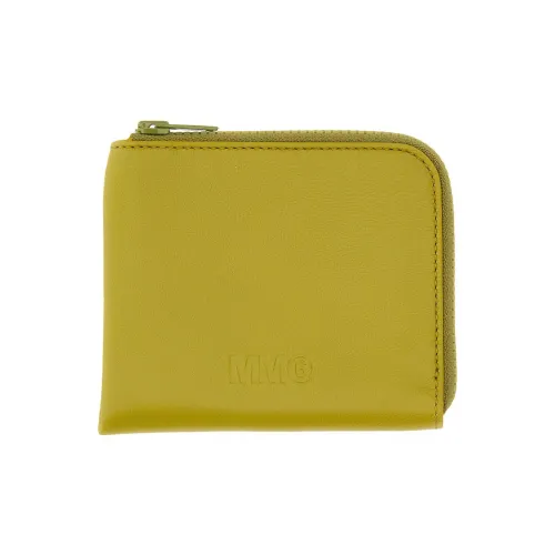 MM6 Maison Margiela Leather Wallet Women's Yellow