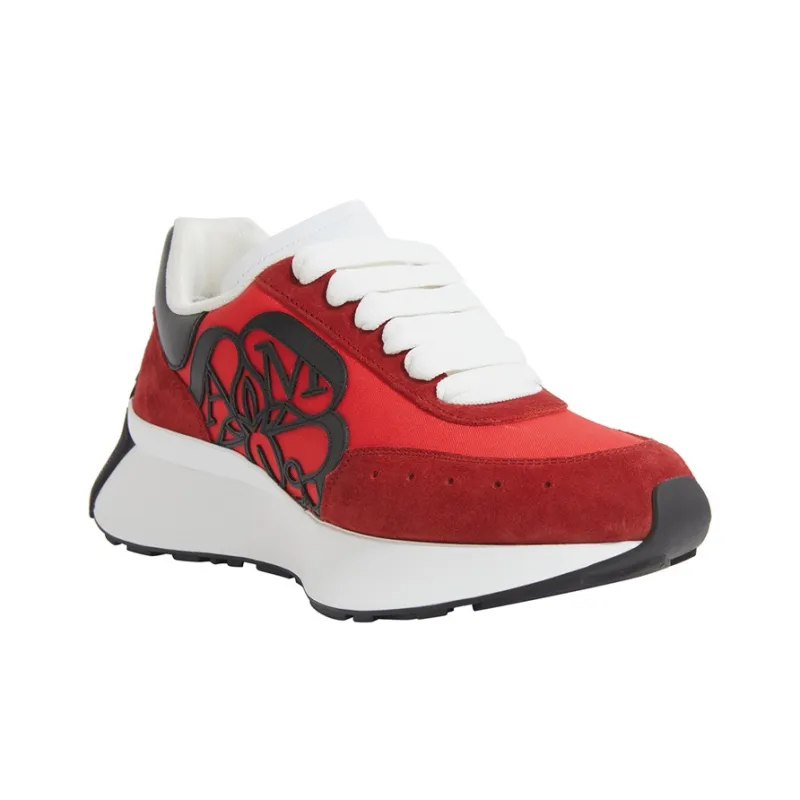 Alexander McQueen Sprint Runner 'Red Black' Women's-2
