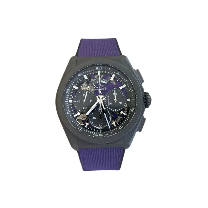 ZENITH DEFY Collection Automatic Mechanical Movement Men's Watch Cut Out Dial-0
