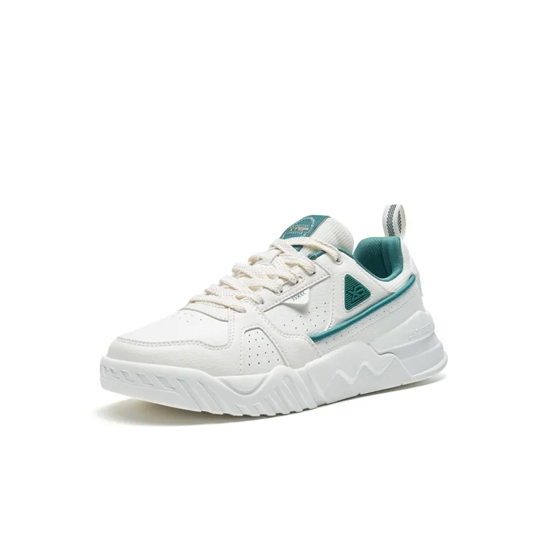 XTEP A New Generation Skateboard Shoes Men Low Top Sail White/Velvet Pine-1