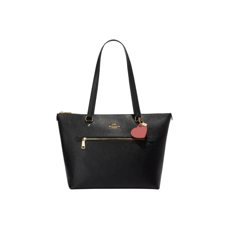 COACH Smooth Leather Bag Charm Bag Merch Women's Pink-1