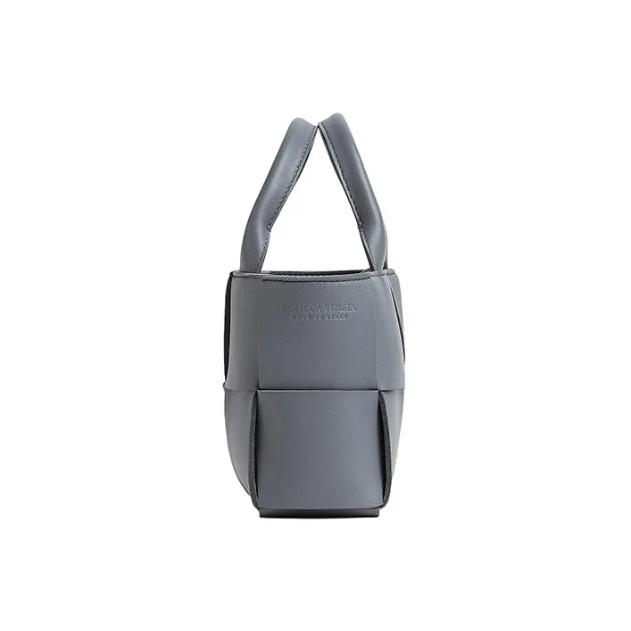 Bottega Veneta Candy Arco Tote Bag Micro Intreccio Thunder-1