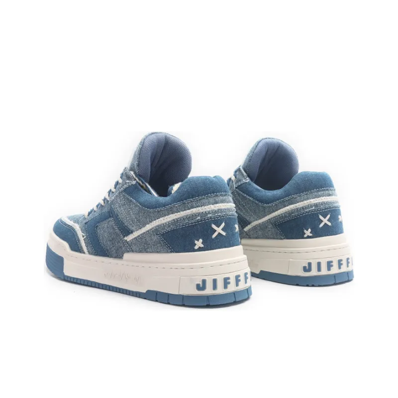 Jifffly Air Cushion Collection Skateboard Shoes Unisex Blue-5