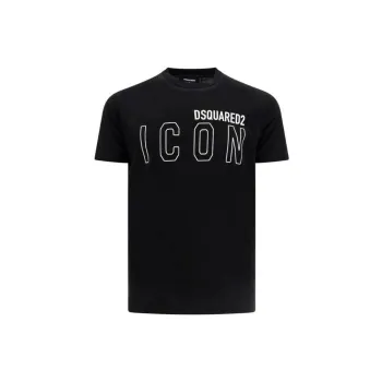 DSQUARED 2 Icon Logo-Printed Crewneck T-Shirt