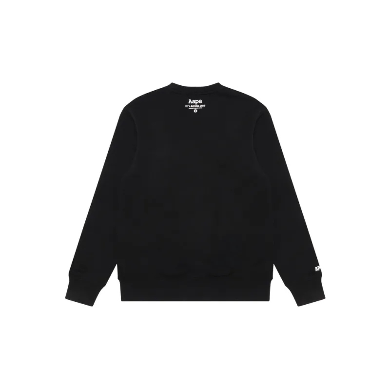 Aape Logo-print Crew Neck Sweater-1
