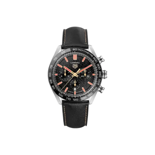TAG HEUER Carrera Collection Automatic Mechanical Movement Men's Watch 44mm Black Dial CBN2A1L.FC6521