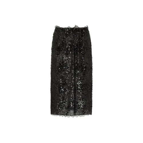 FENDI Casual Long Skirts Women's Black