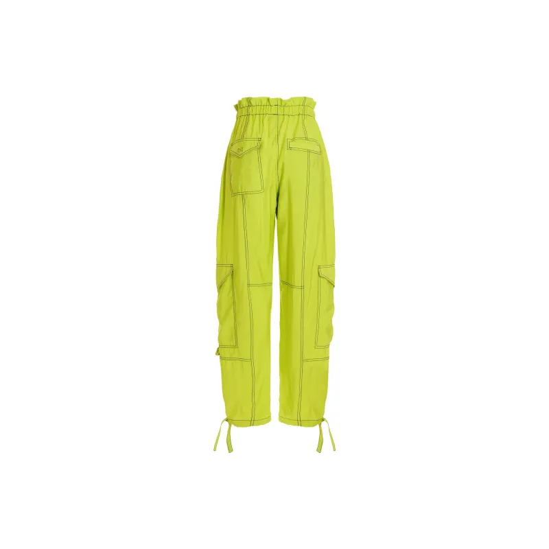 GANNI Casual Pants Women's Green-1