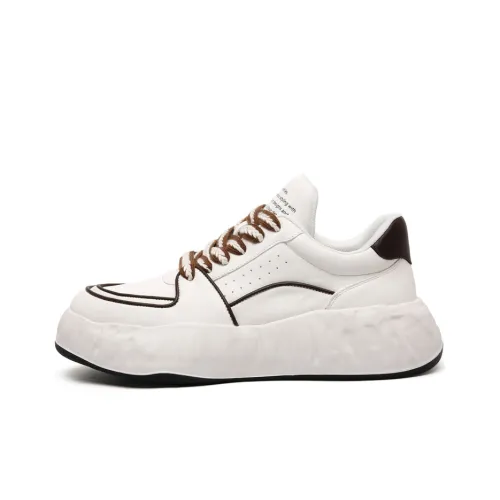 Anthony Miles Skateboard Shoes Men Low-Top White