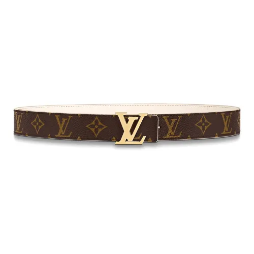 LOUIS VUITTON Leather Belts Women's Brown