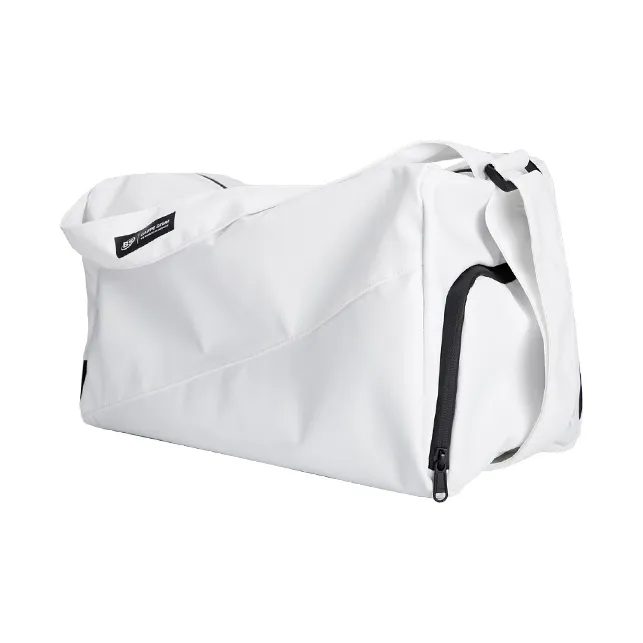 BAGSMART Nylon Fabric Shoulder Bag Regular Unisex Black/White/Green-5