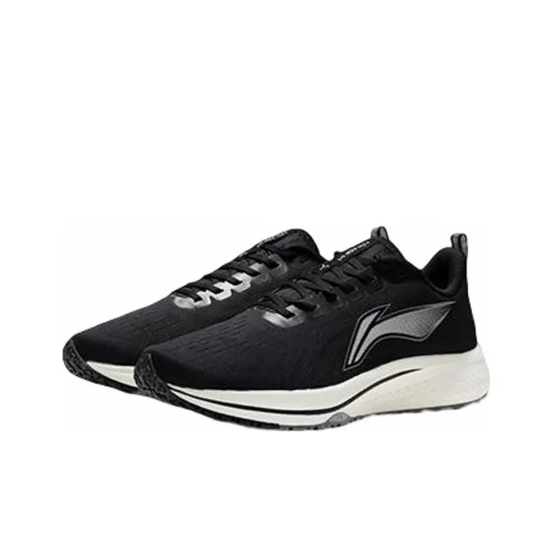 LiNing Red Hare 5 Durable Breathable Low Top Running Shoes Men's Black-2