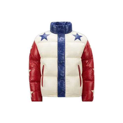 Palm Angels X MONCLER GENIUS Down Jackets Unisex White