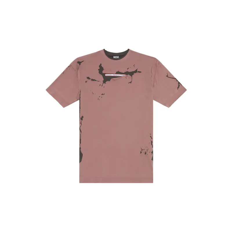 DIESEL T-Shirts Men Purple-0