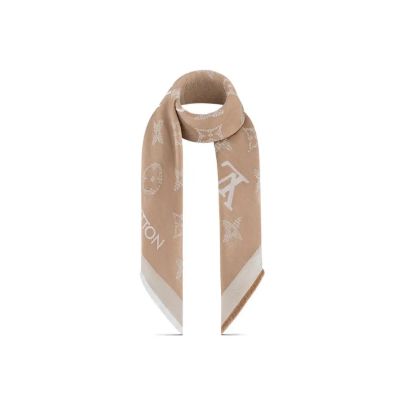 LOUIS VUITTON Shawl Women's Light Umber-1