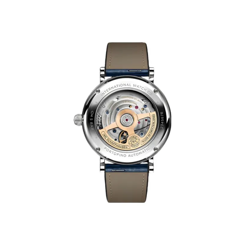 IWC Portofino Automatic Mechanical Movement Women's Watch 37mm White Dial Stainless Steel Watch Case-2