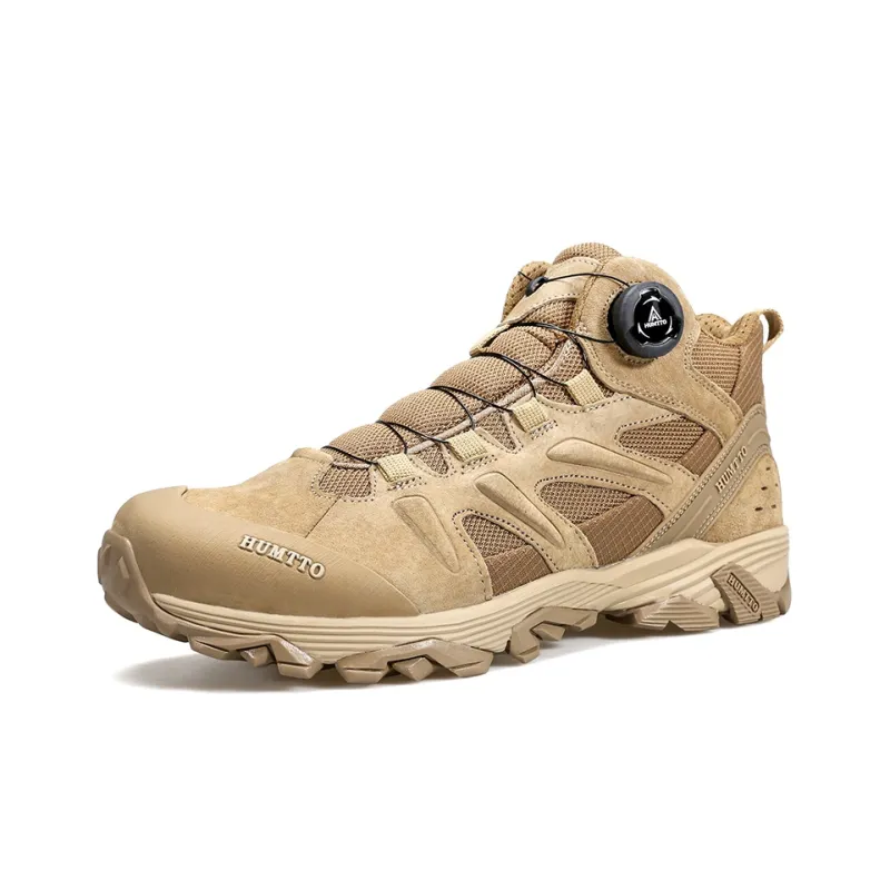 HUMTTO Anti Slip Wear Resistant Mid Top Outdoor Shoes Men's-1