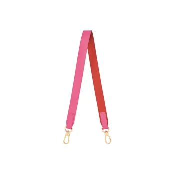 LONGCHAMP BOX-TROT Calfskin Shoulder Strap Bag Straps Women's Pink/Orange