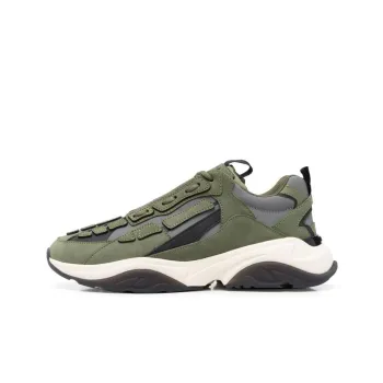 AMIRI Bone Runner Khaki Green Black Grey White