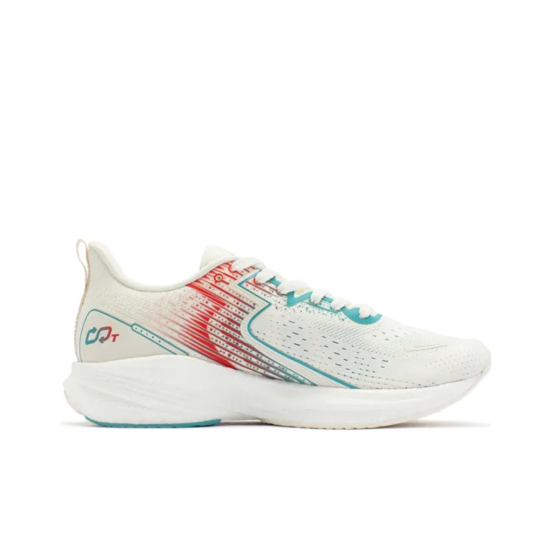 361° Carbon CQT Carbon Speed CQT Jade Rabbit Auspicious Breathable Low-Top Running Shoes Women's White Green-1