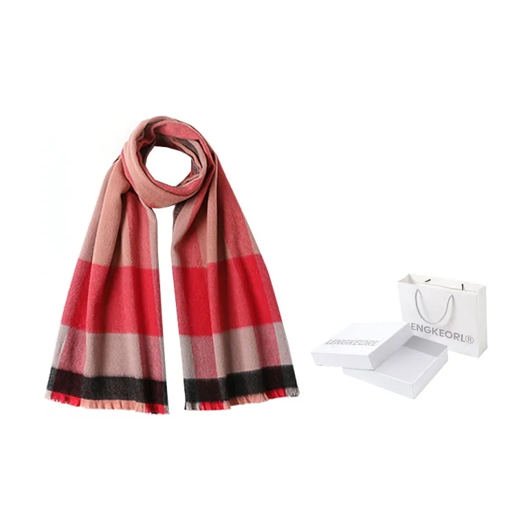 LENGKEORL Knit Scarves Men-7