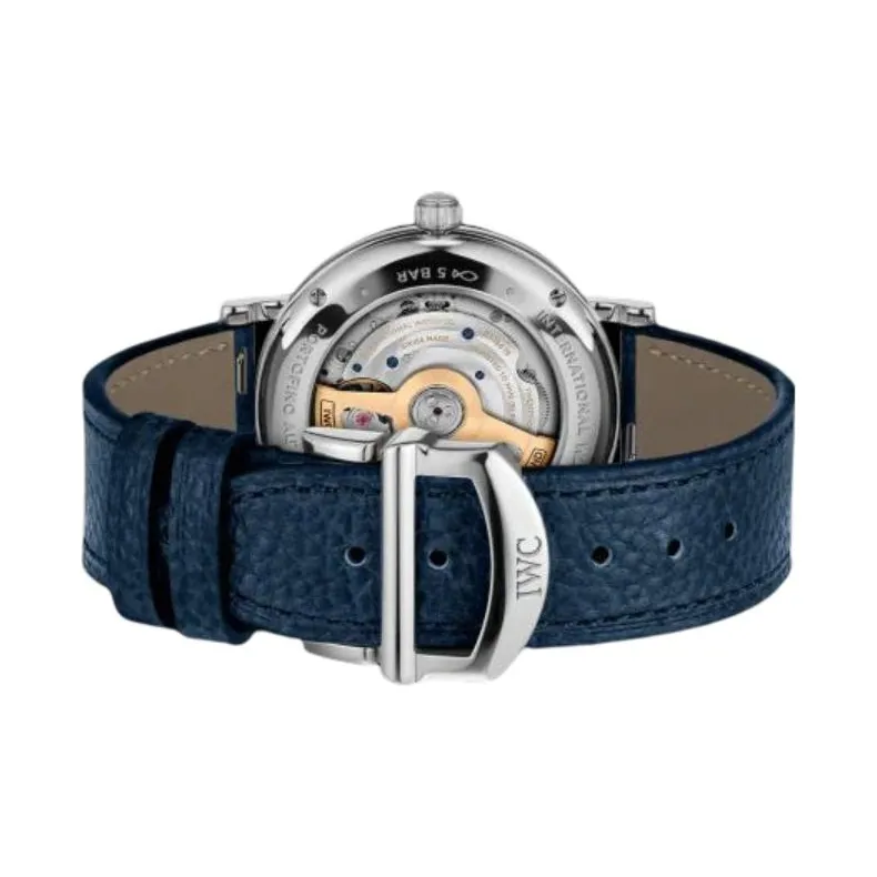 IWC Portofino Automatic Mechanical Movement Women's Watch 37mm White Dial Stainless Steel Watch Case-3