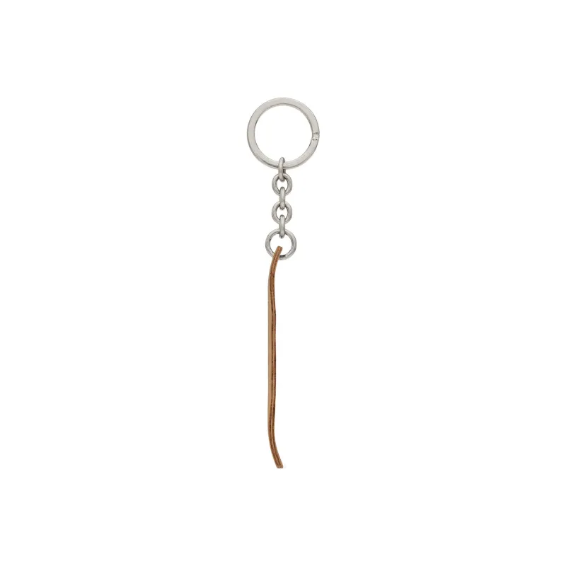 SAINT LAURENT Wooden Keychain Bag Accessory Unisex Brown-4