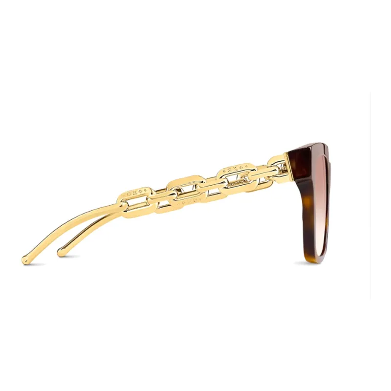 LOUIS VUITTON Plate And Metal Square Sunglasses Women's-2